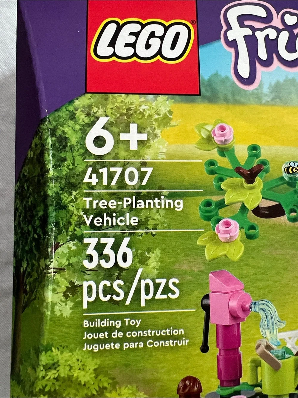 Lego | Friends Tree-Planting Vehicle Set - Purple, Teal, Green, White, Yellow